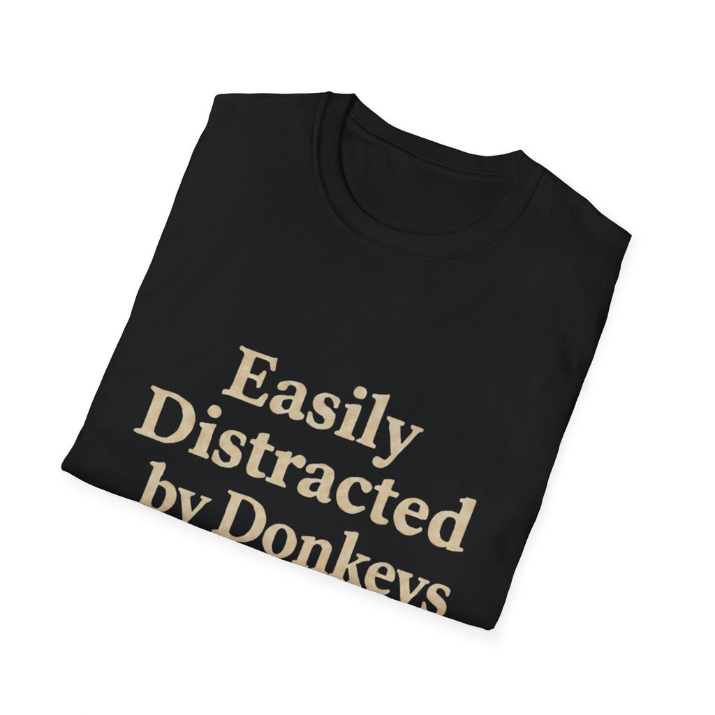 Pet Lover T-Shirt Distracted by donkeys