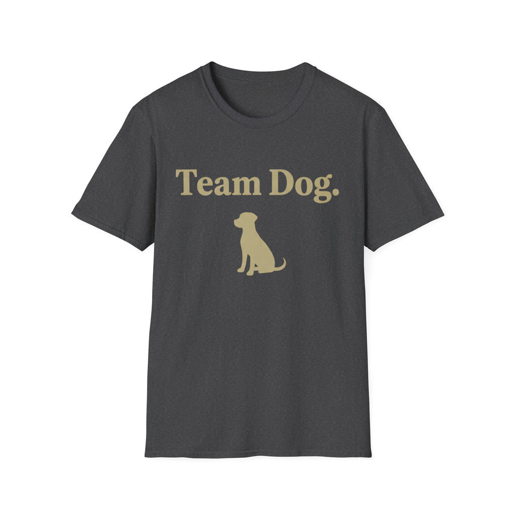 Pet Lover T-Shirt — "Team Dog" Funny Graphic Tee