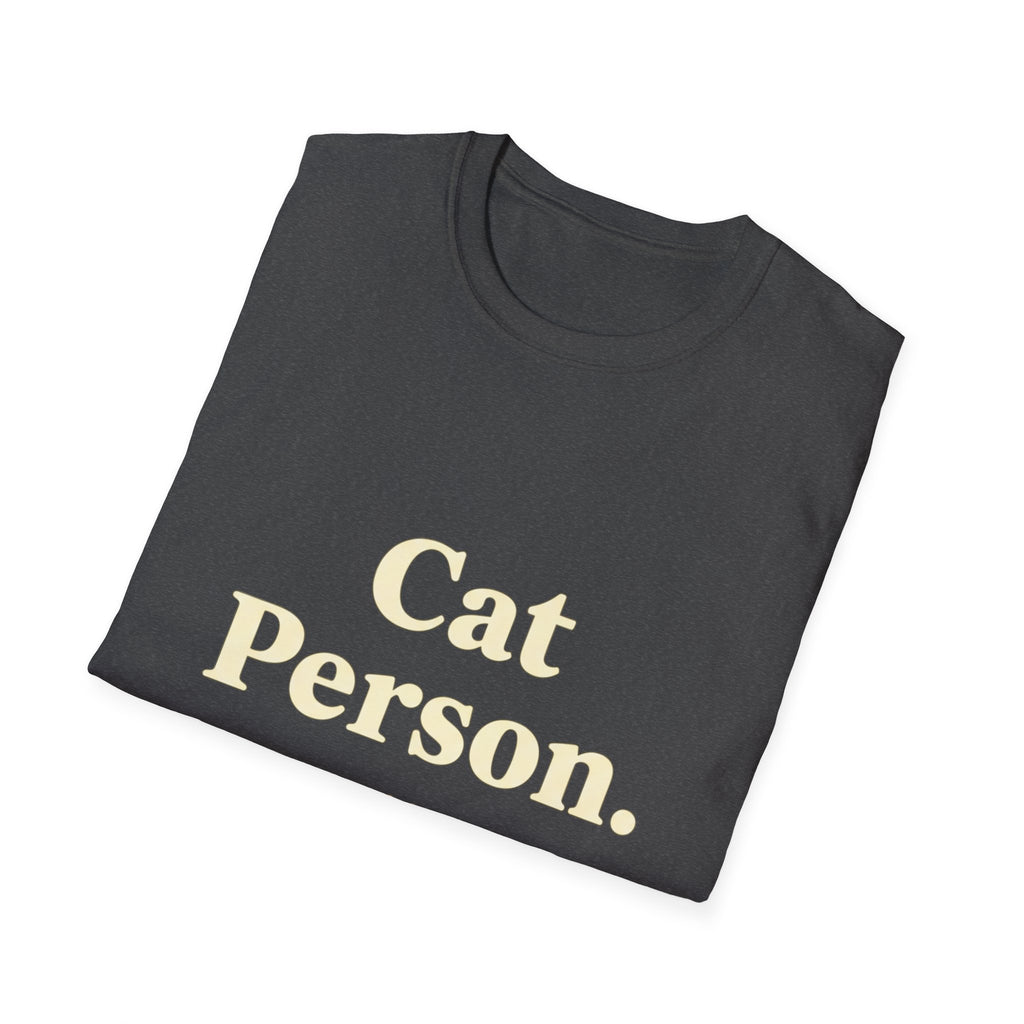 Pet Lover T-Shirt — Cat Person