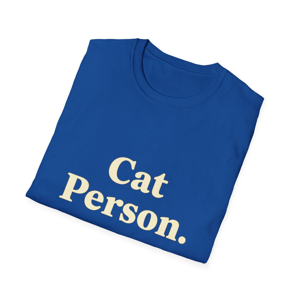 Pet Lover T-Shirt — Cat Person