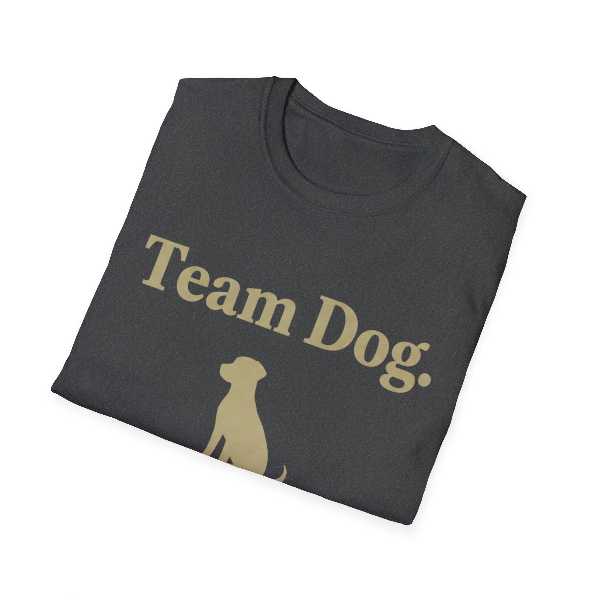 Pet Lover T-Shirt — "Team Dog" Funny Graphic Tee