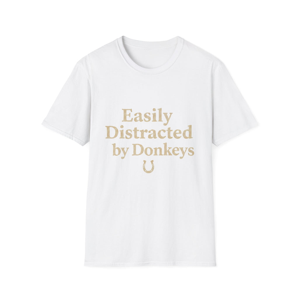 Pet Lover T-Shirt Distracted by donkeys