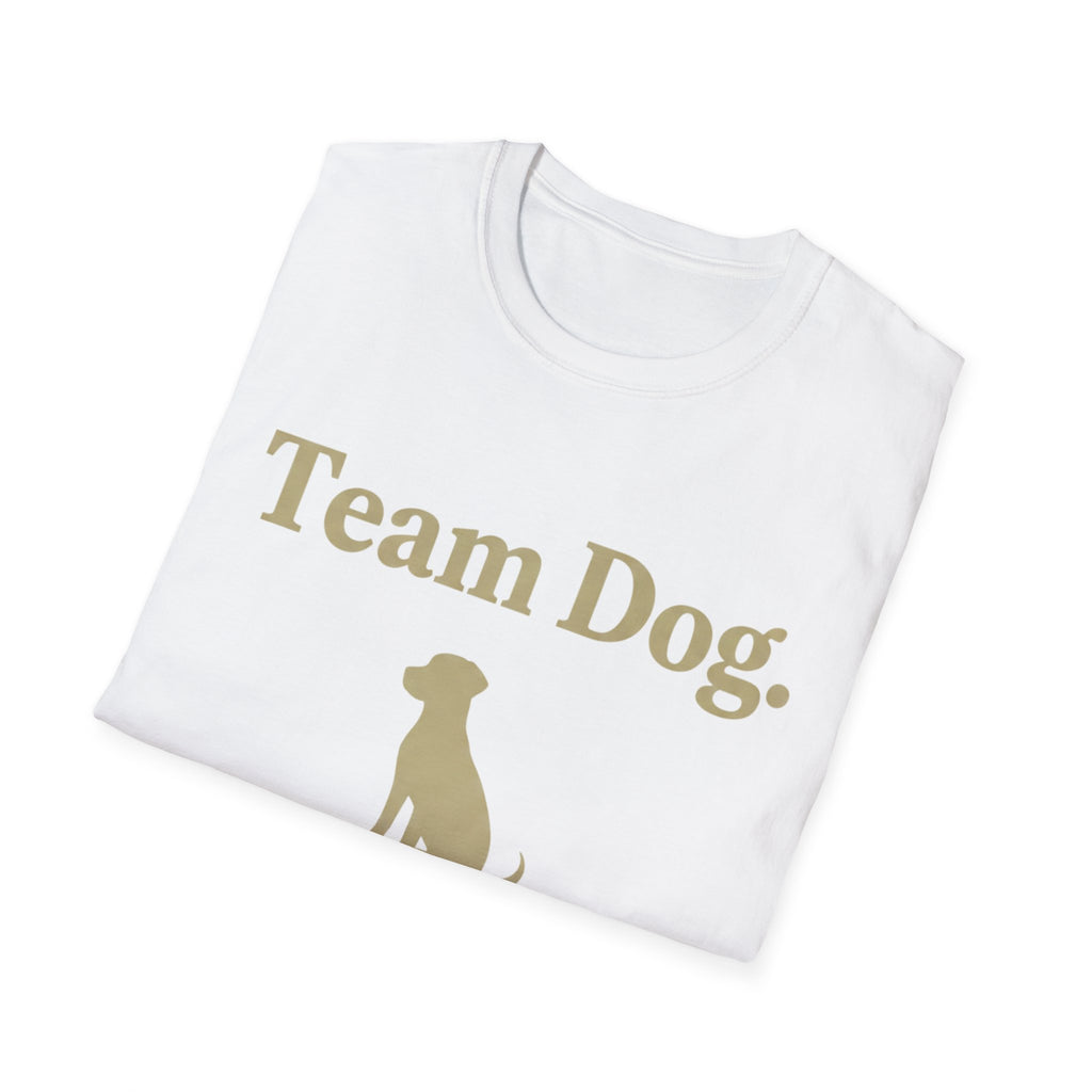 Pet Lover T-Shirt — "Team Dog" Funny Graphic Tee