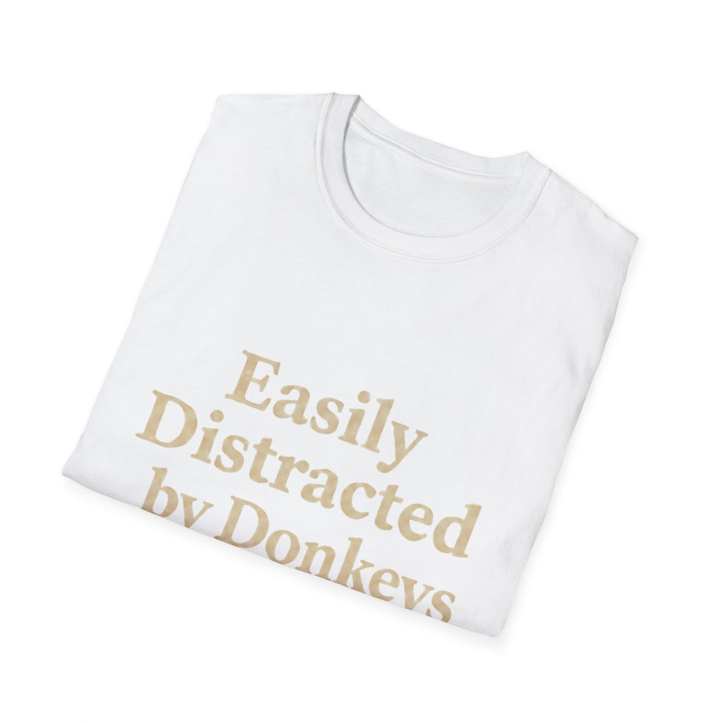 Pet Lover T-Shirt Distracted by donkeys