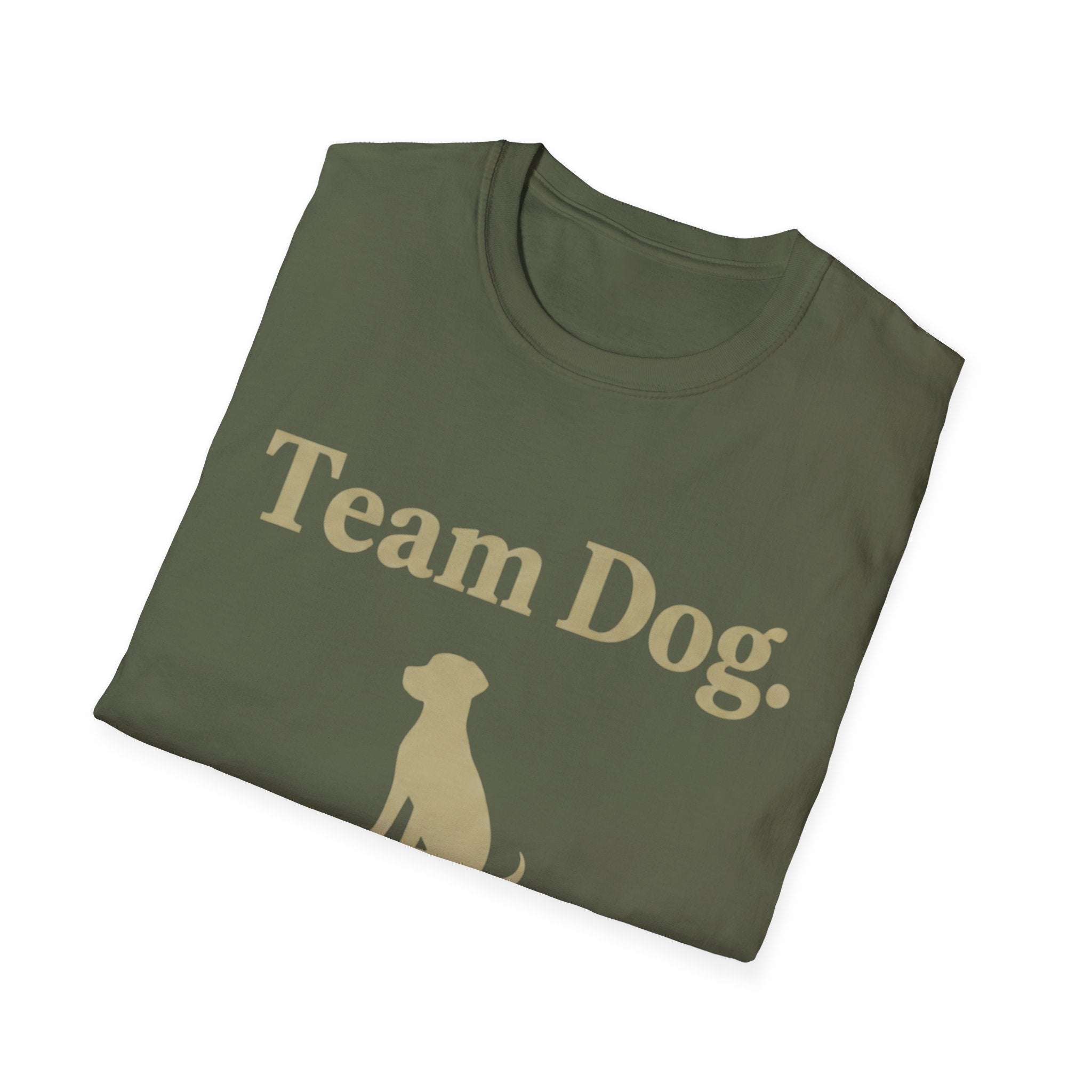 Pet Lover T-Shirt — "Team Dog" Funny Graphic Tee