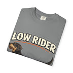 Pet lover T-shirt — 'Low Rider' Retro Dog Graphic Tee