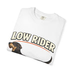 Pet lover T-shirt — 'Low Rider' Retro Dog Graphic Tee