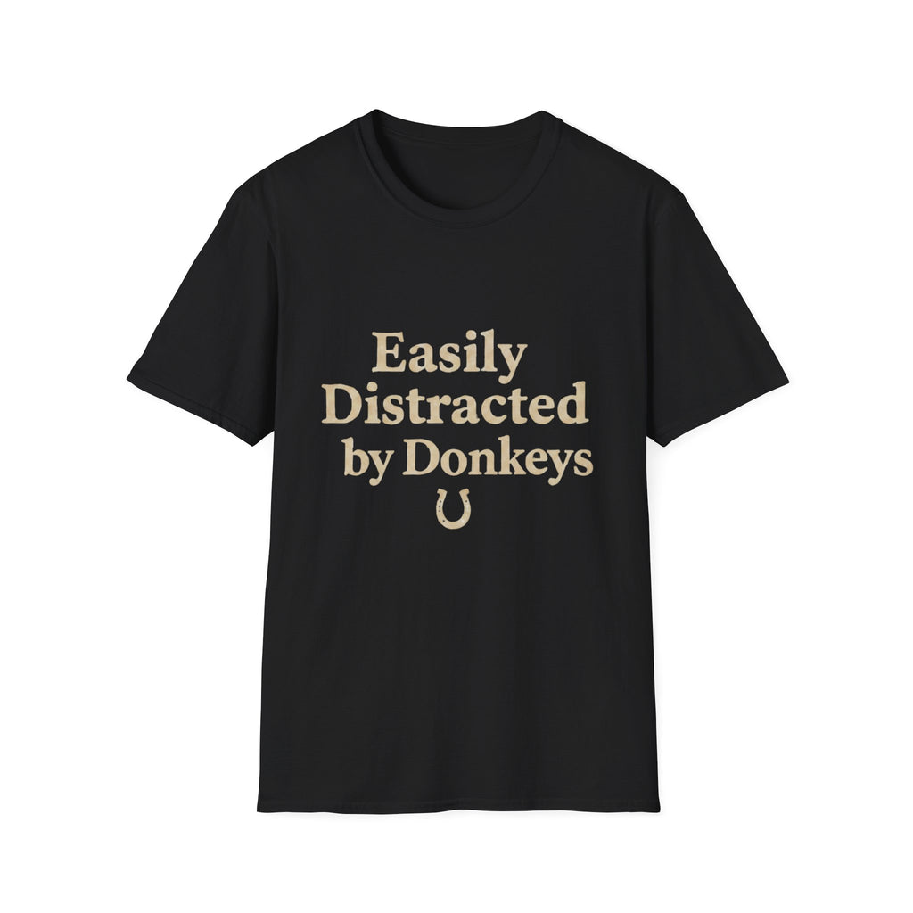 Pet Lover T-Shirt Distracted by donkeys