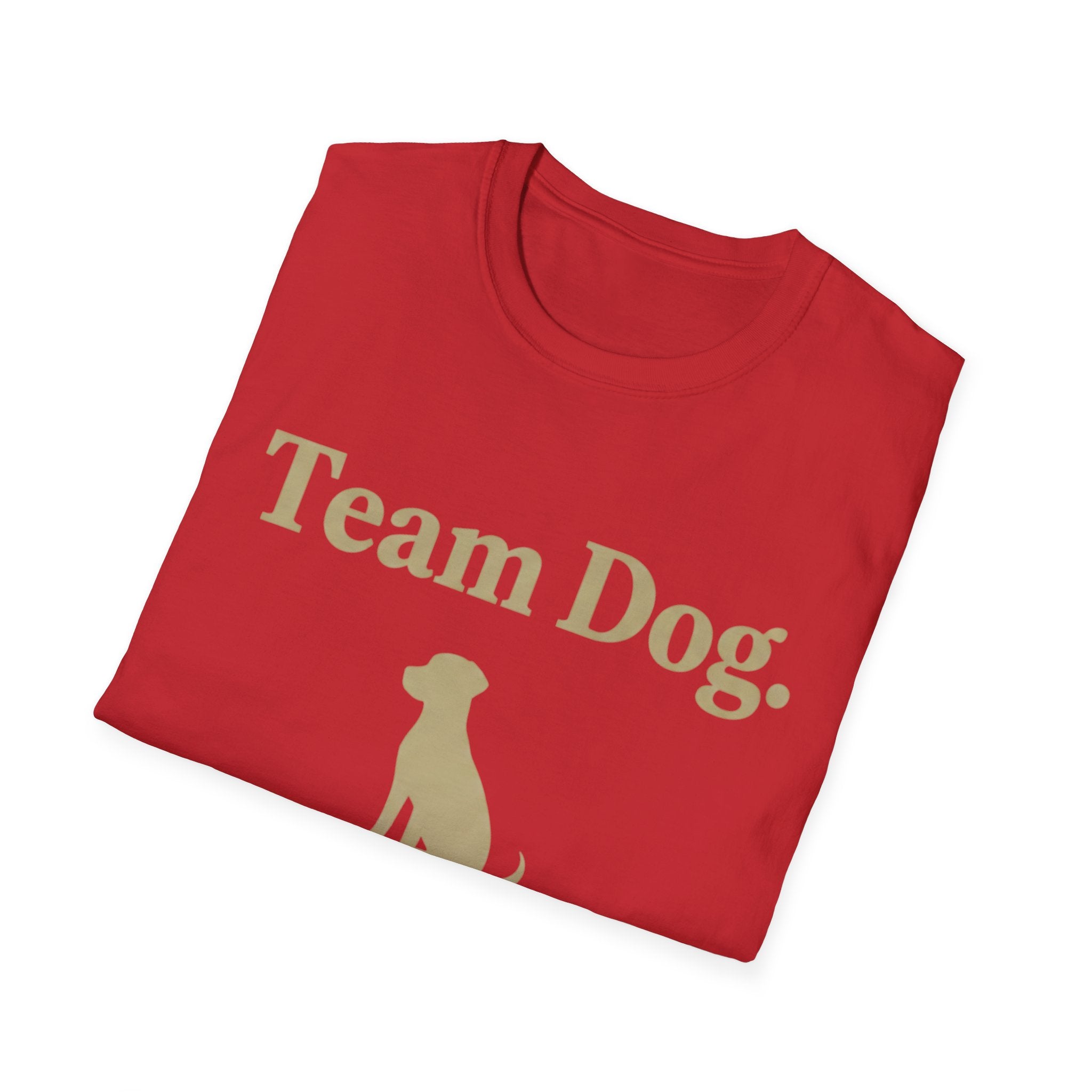 Pet Lover T-Shirt — "Team Dog" Funny Graphic Tee