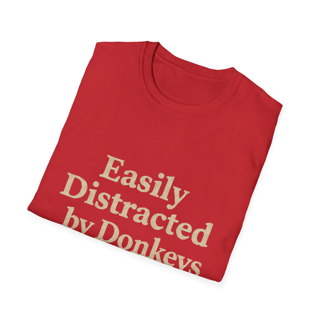 Pet Lover T-Shirt Distracted by donkeys