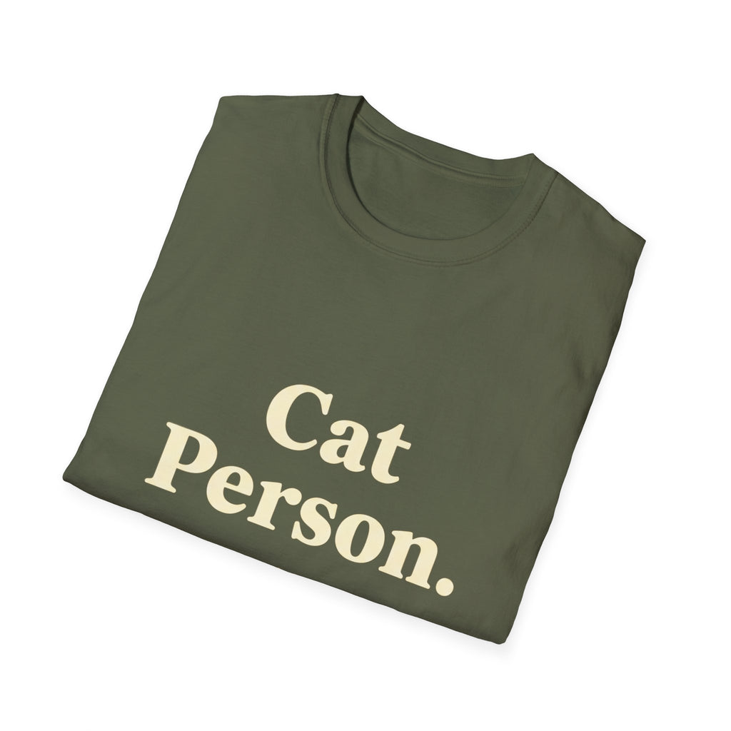 Pet Lover T-Shirt — Cat Person